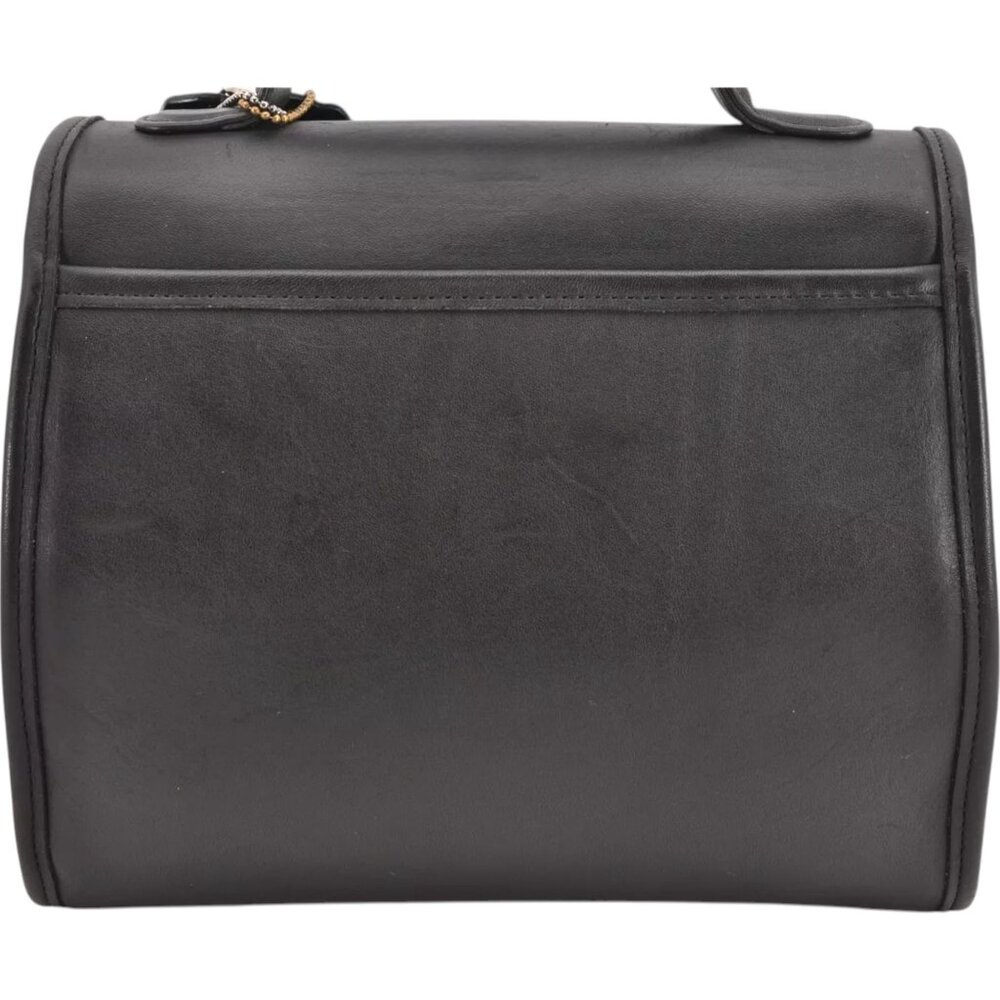 773228BU (L3) Coach Hand Bag 2 Way Black Leather - Picture 2 of 12